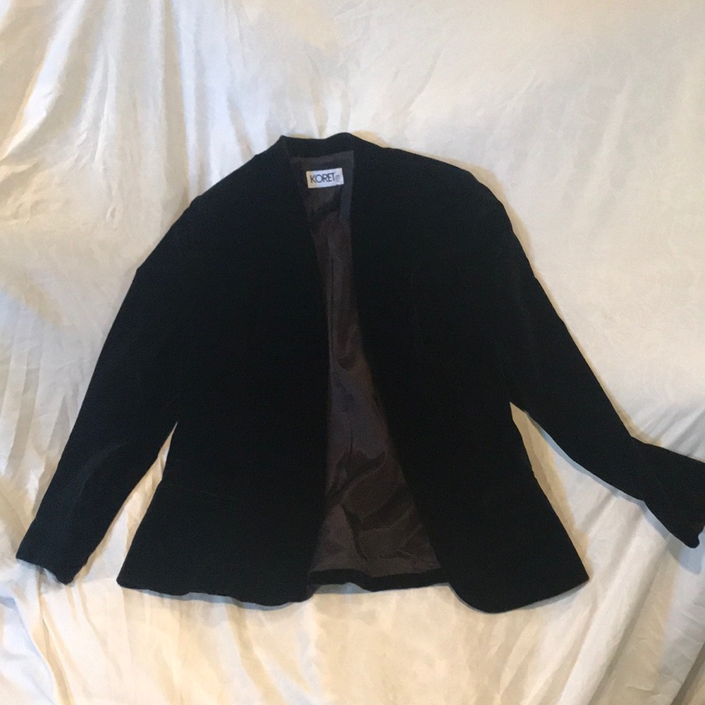 Velvet blazer